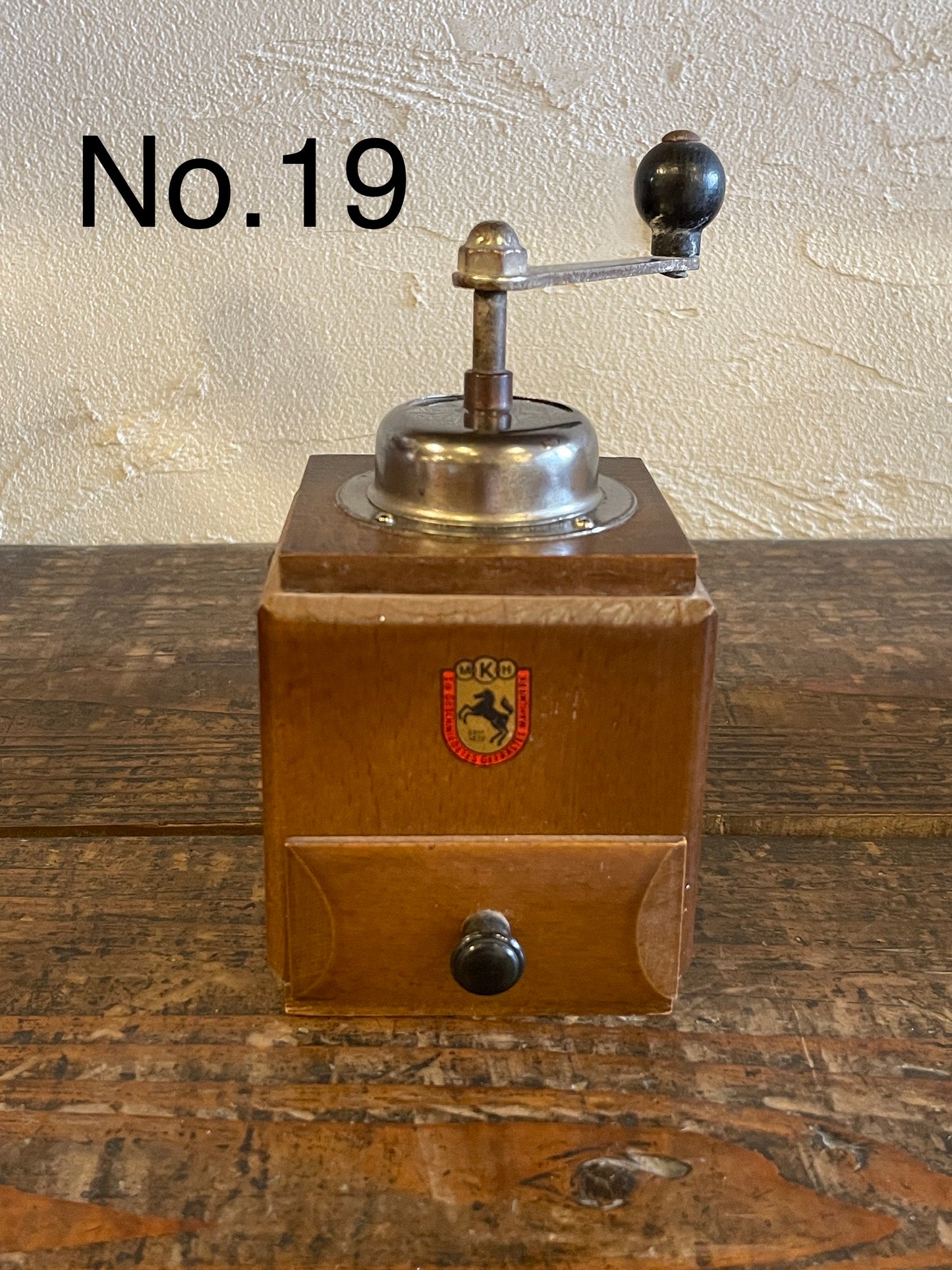 【№ 19】 MKH small wood coffee mill (toy mill)