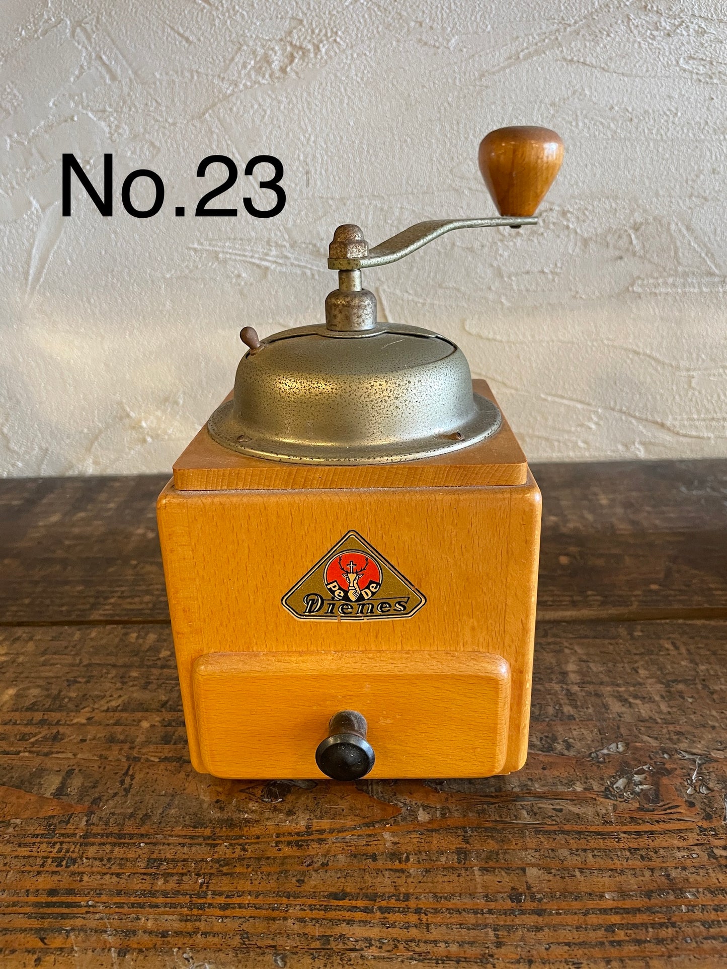 【№ 23】 PeDe wood box coffee mill Nr. 610