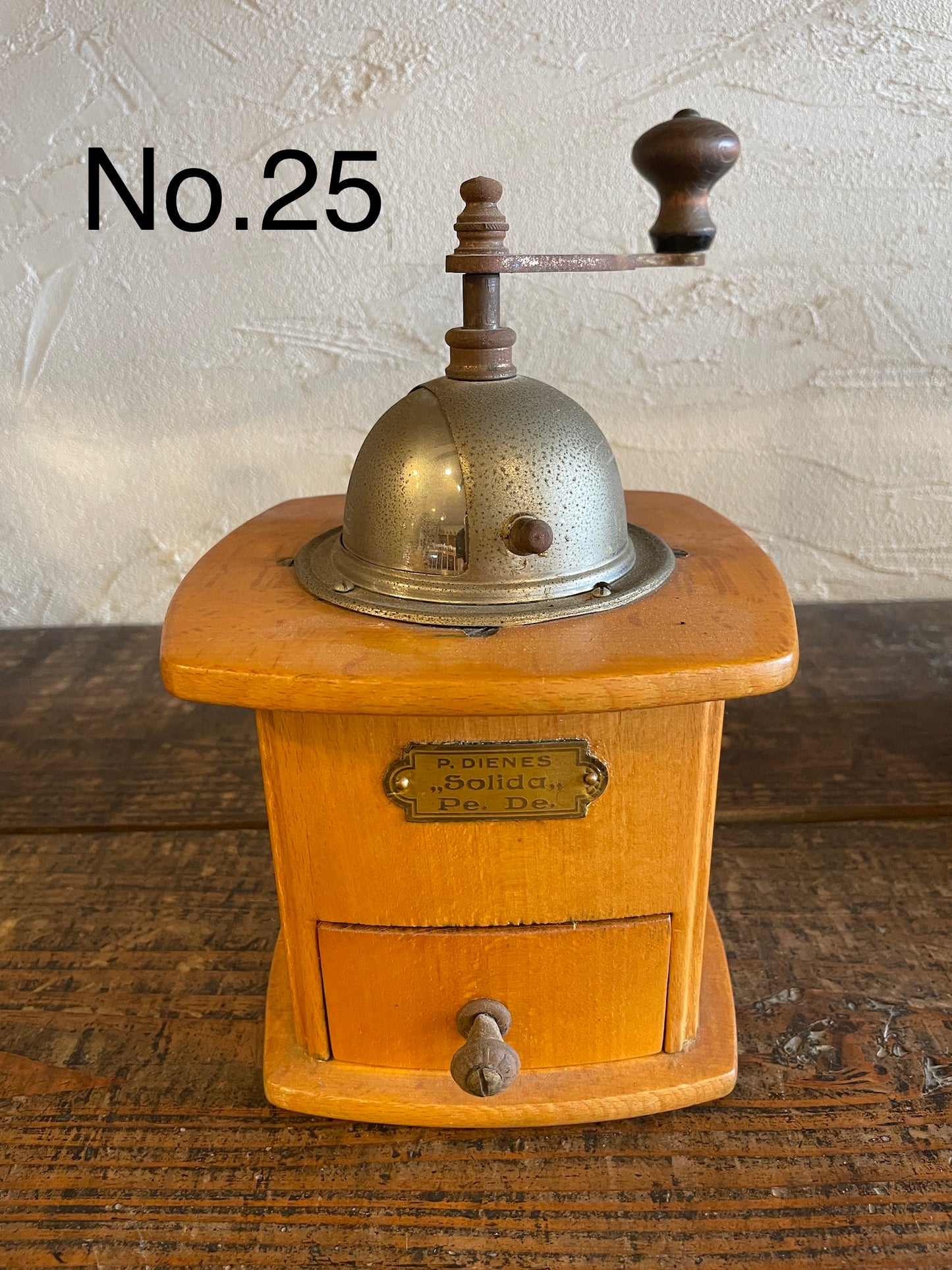 【№ 25】 PeDe wood coffee mill "Solida"