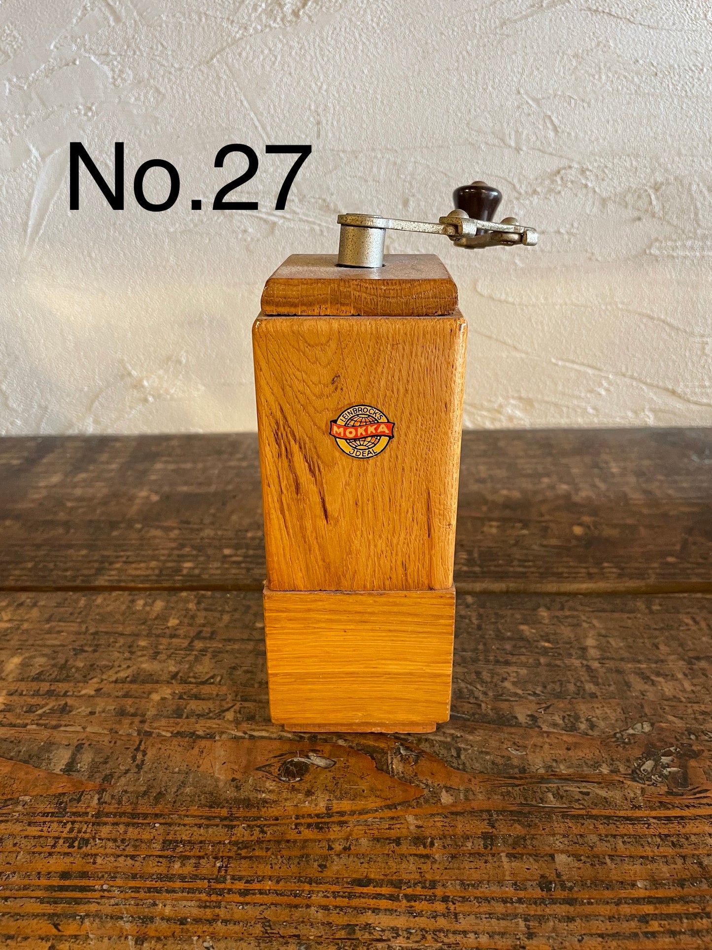【№ 27】 Leinbrock wood coffee mill Nr.610 "Reisekaffeemuhle"