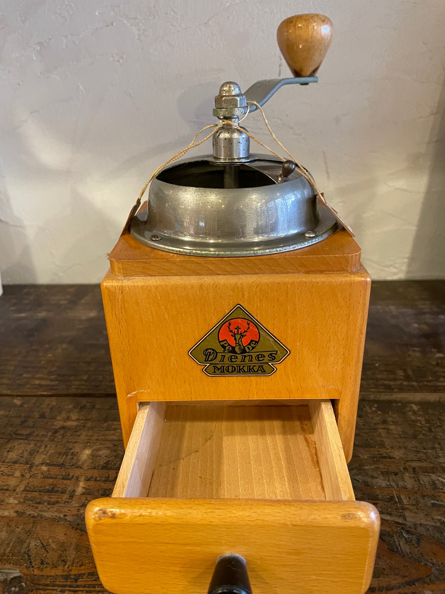 【№ 44】 PeDe wood box coffee mill Nr. 610 "Mokka"