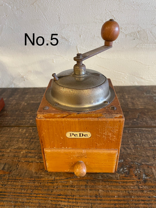 【№ 5】 PeDe wood box coffee mill