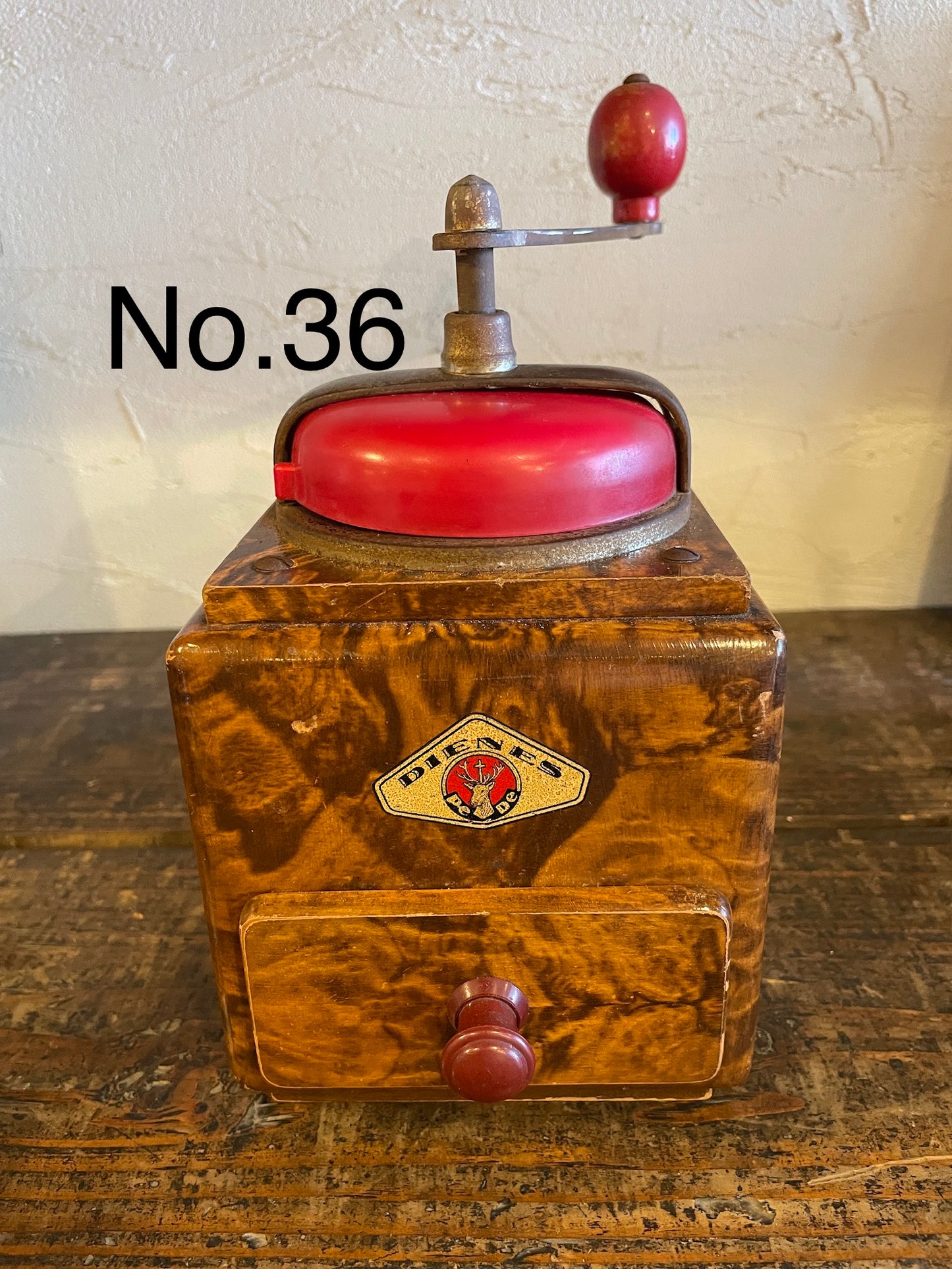 【№ 36】 PeDe wood box coffee mill Nr. 646