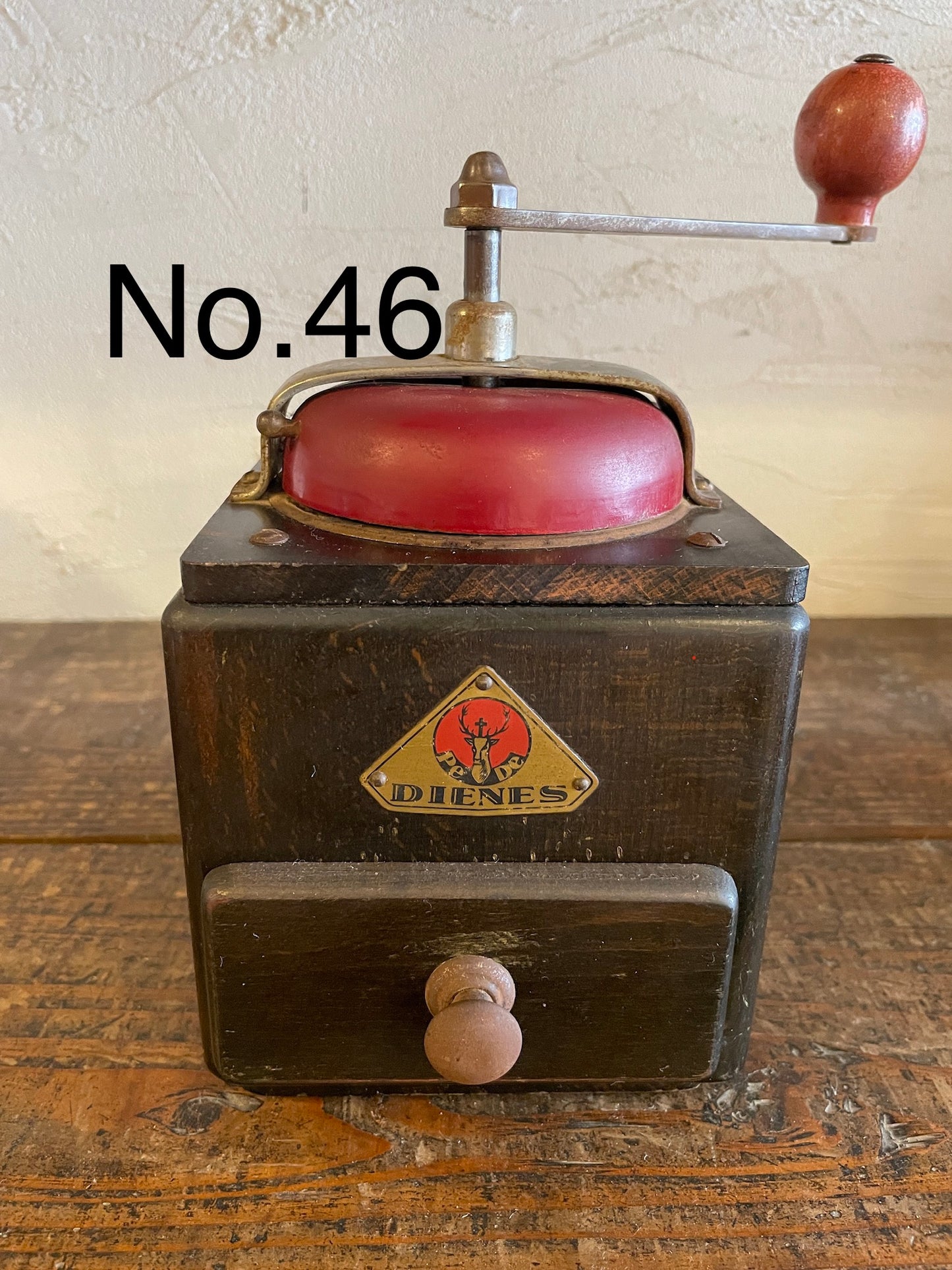 【№ 46】 PeDe wood box coffee mill Nr. 640